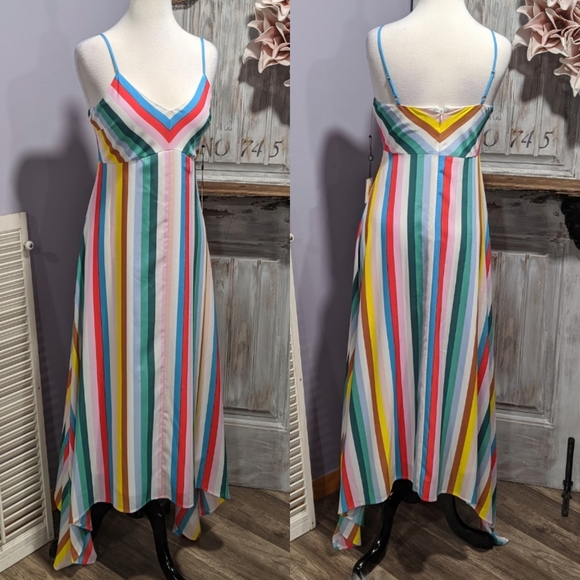 Laundry By Shelli Segal Dresses & Skirts - 💓SOLD💛💙NWT Laundry by Shelli Segal colorful striped maxi